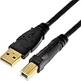 Mediabridge USB 2.0 - A Male to B Male Cable (10 Feet) - High-Speed with Gold-Plated Connectors - Black - (Part# 30-001-10B )