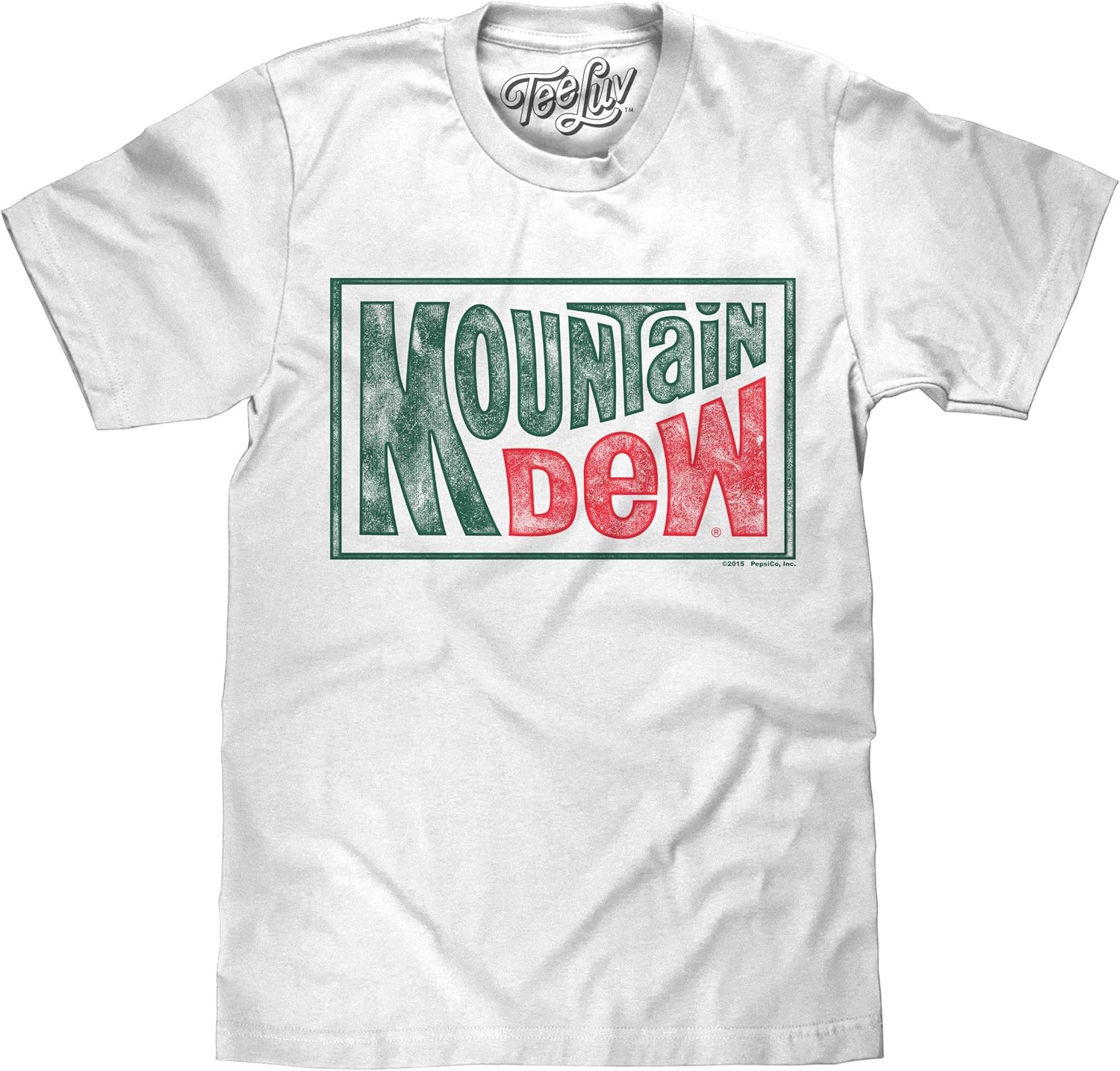 Tee Luv Mountain Dew TShirt Retro Mt Dew Novelty Shirt