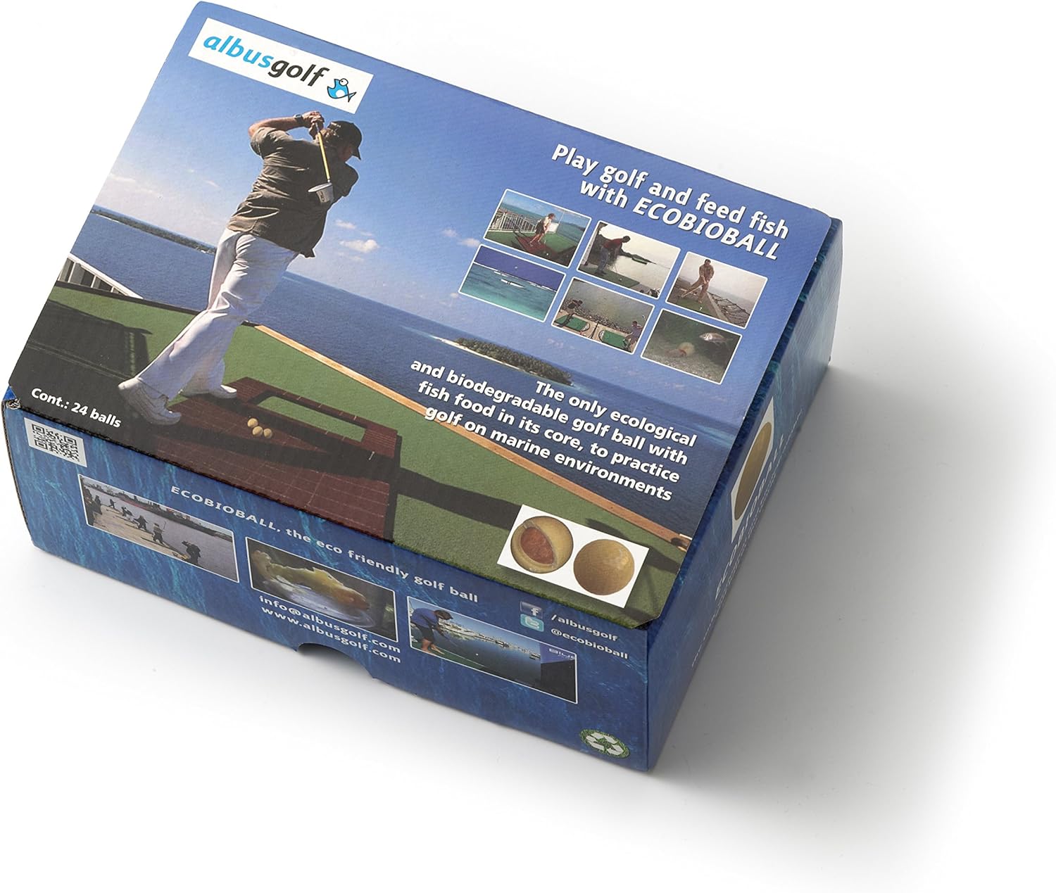 24 Ecobioball, Ecofriendly Golf Ball for Marine Environments Amazon