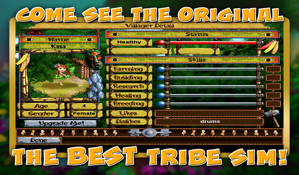 Virtual Villagers for Android
