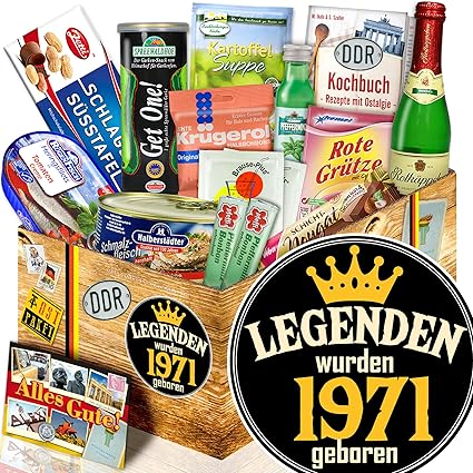 Legenden 1971 50 Geburtstag 49 Geburtstag Ossi Spezialitaten Amazon De Lebensmittel Getranke