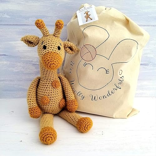 Crochet Kit Complete Beginner Aimee the Giraffe Luxury Crochet Kit Crochet Kit Complete Beginner Aimee the Giraffe Luxury Crochet Kit