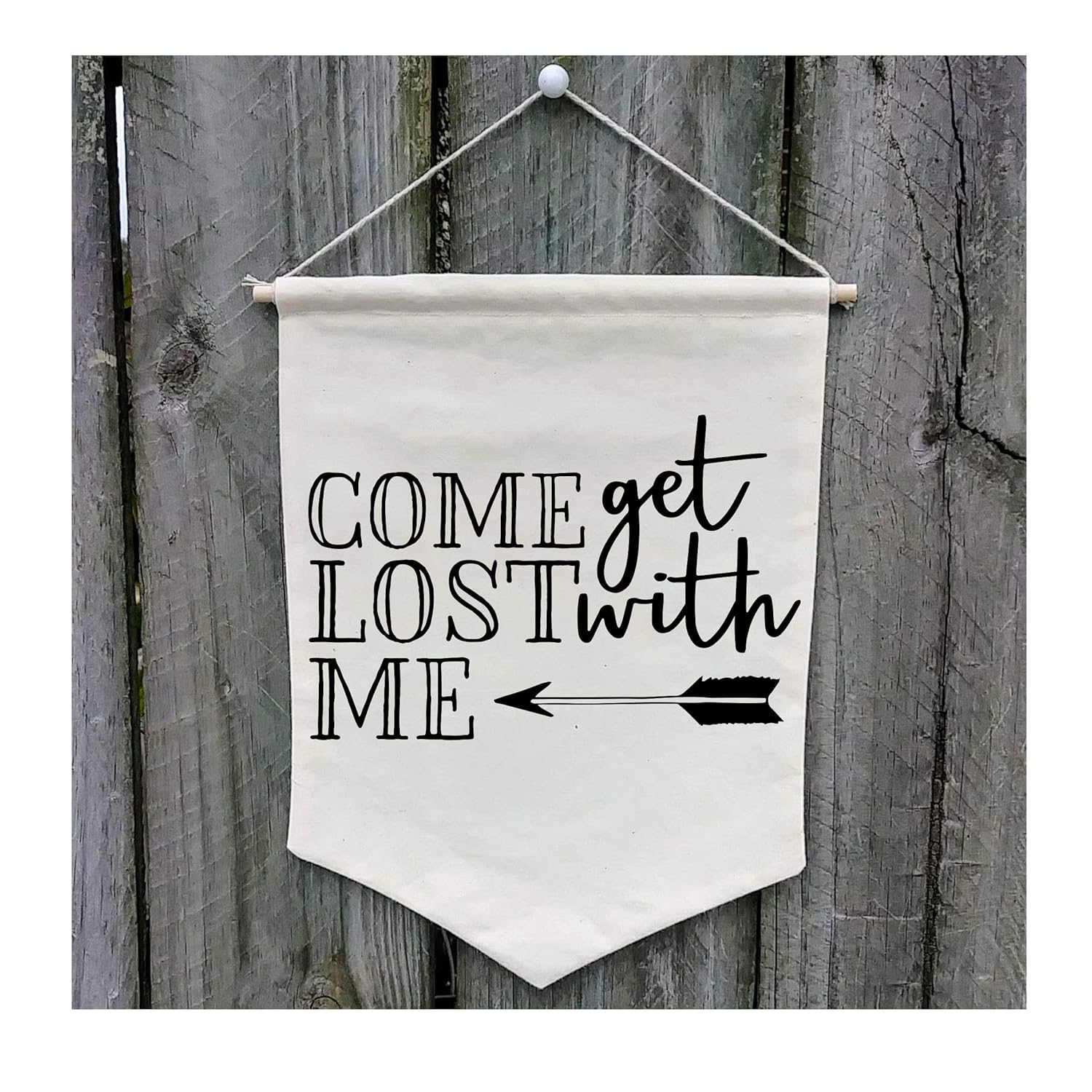 Amazon Com Come Get Lost With Me Wall Banner Customize Wb476