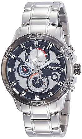 Chronograph White Dial Mens Watch-90047KM01