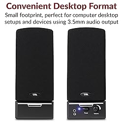 Cyber Acoustics CA-2014 Computer Speakers, Full