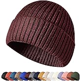 HiRui Knit Beanie for Men Women Kids, Winter Hats Warm Classic Daily Skull Caps