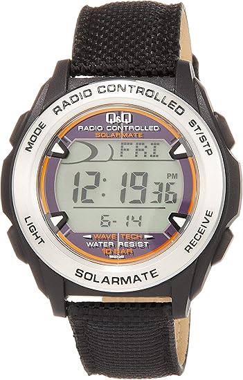 Amazon シチズン Q Q 腕時計 デジタル 電波 ソーラー 防水 日付 革ベルト Mhs7 340 メンズ ブラック メンズ腕時計 腕時計 通販