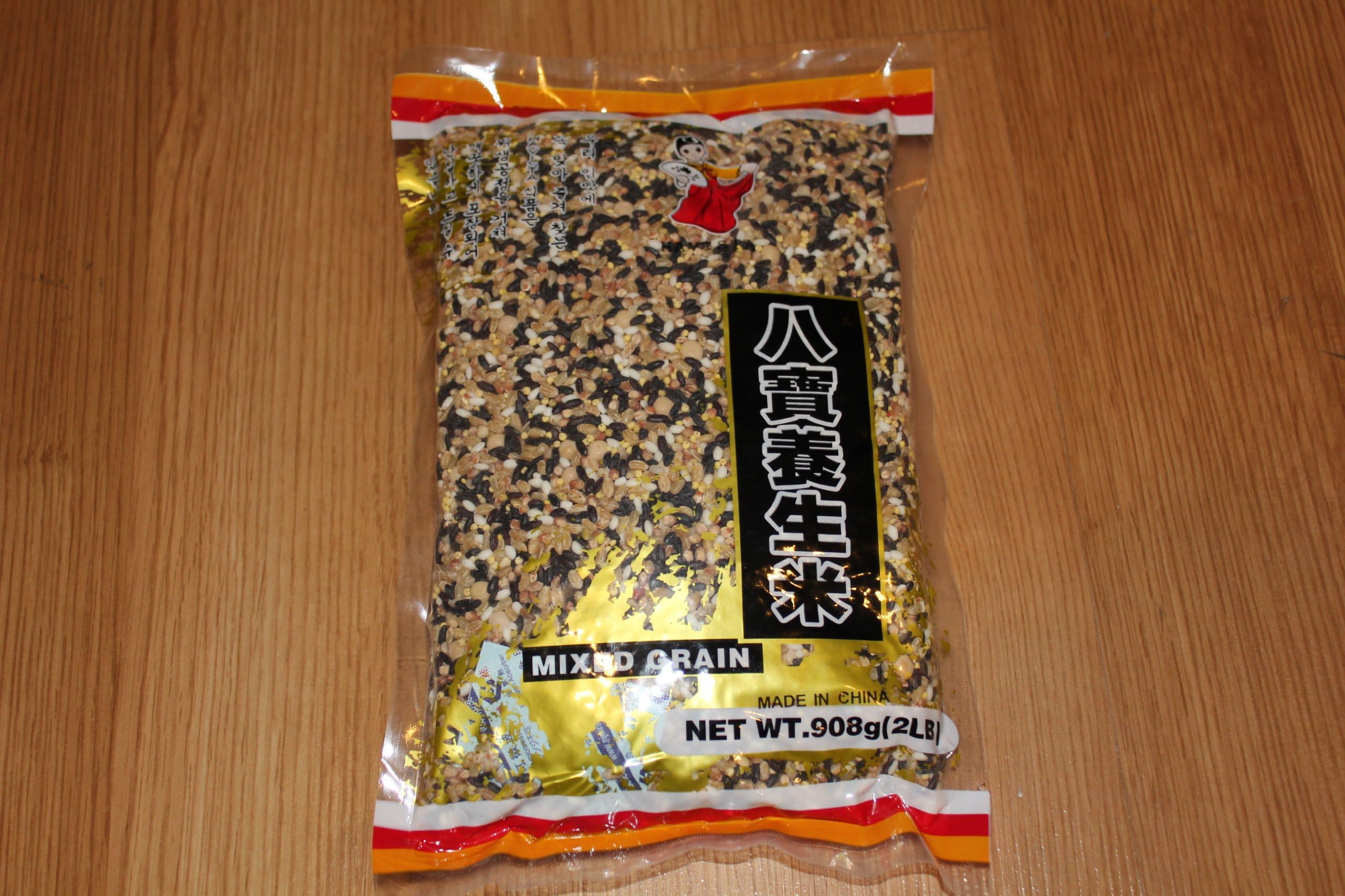 2 LB Chinese Mixed Grain-mixed rice (8 Grains Delight)by D&J Asian Market