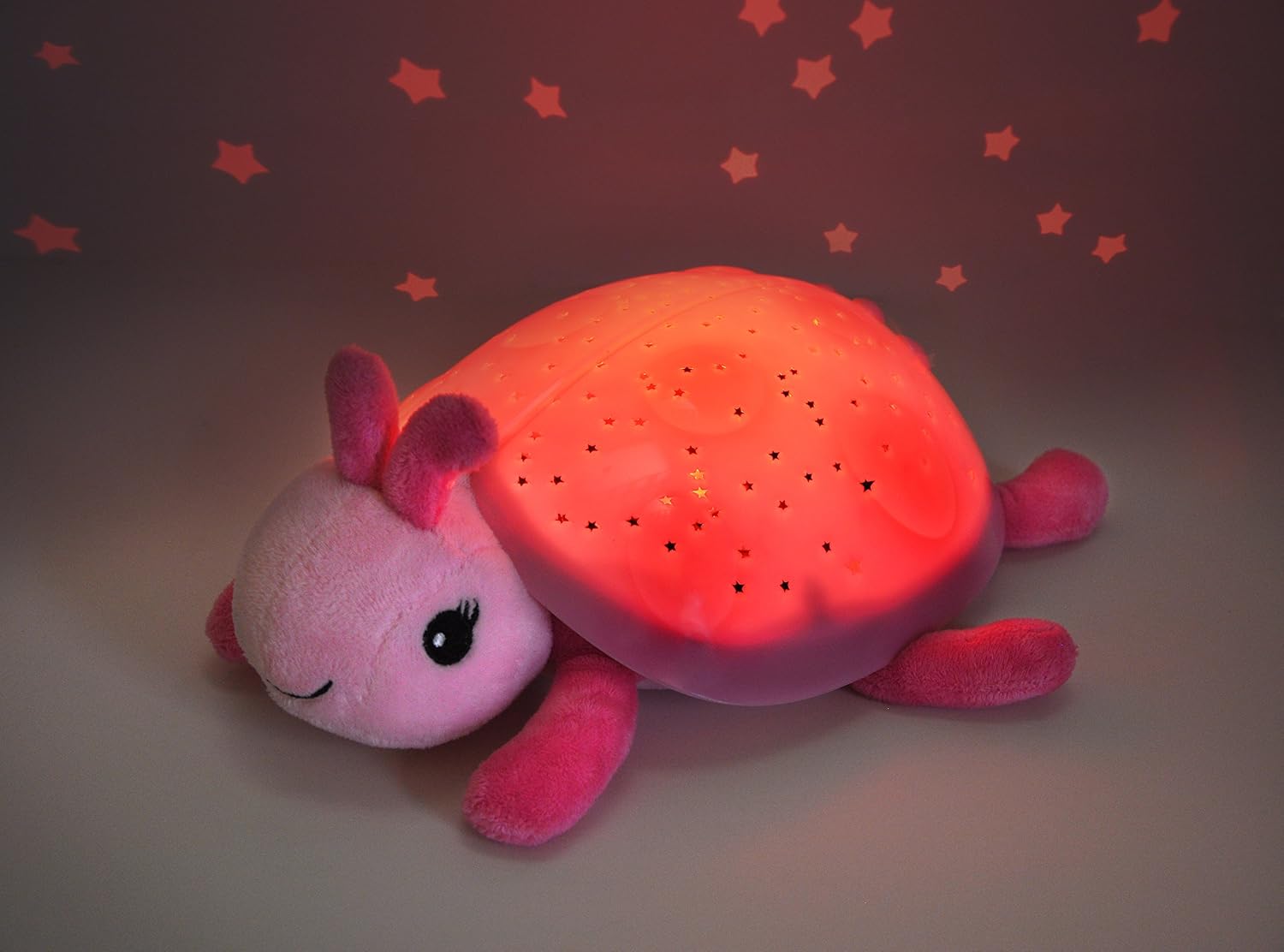 Cloud b Twilight Ladybug Pink - Star Projector Night Light Kids, Twilight Ladybug - Pink, 1 Stück (1er Pack) - Image 3