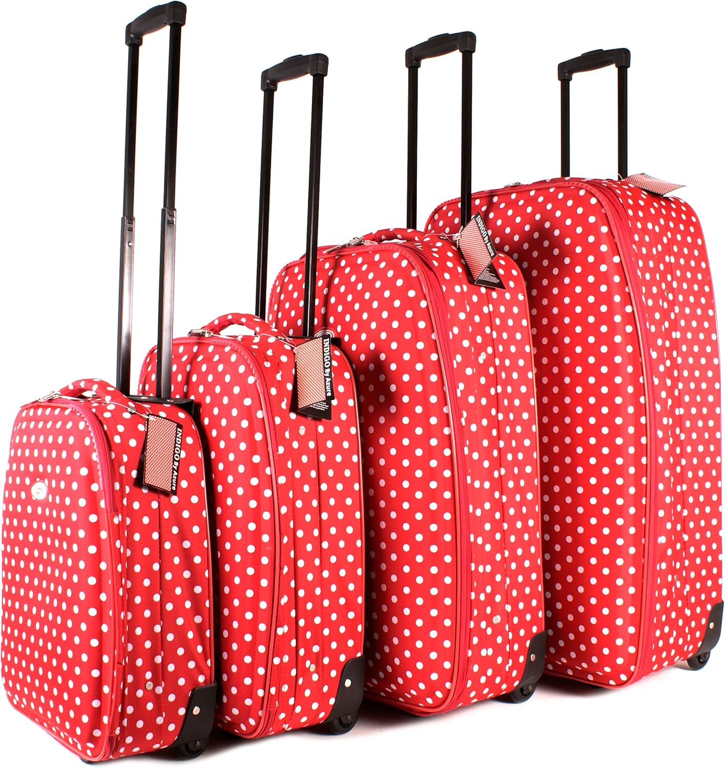 Red polka dot suitcase Clearance