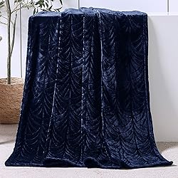 Whale Flotilla Flannel Fleece Throw Blanket for