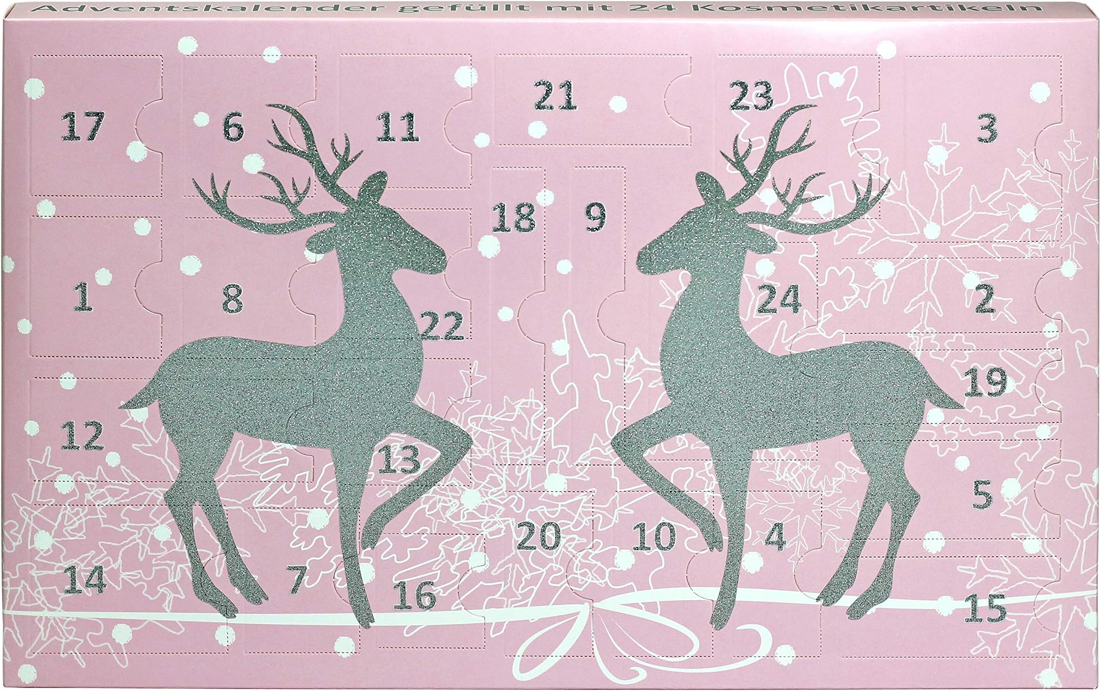 BriConti Make Up / Cosmetics Advent Calendar 'Reindeer' Silver