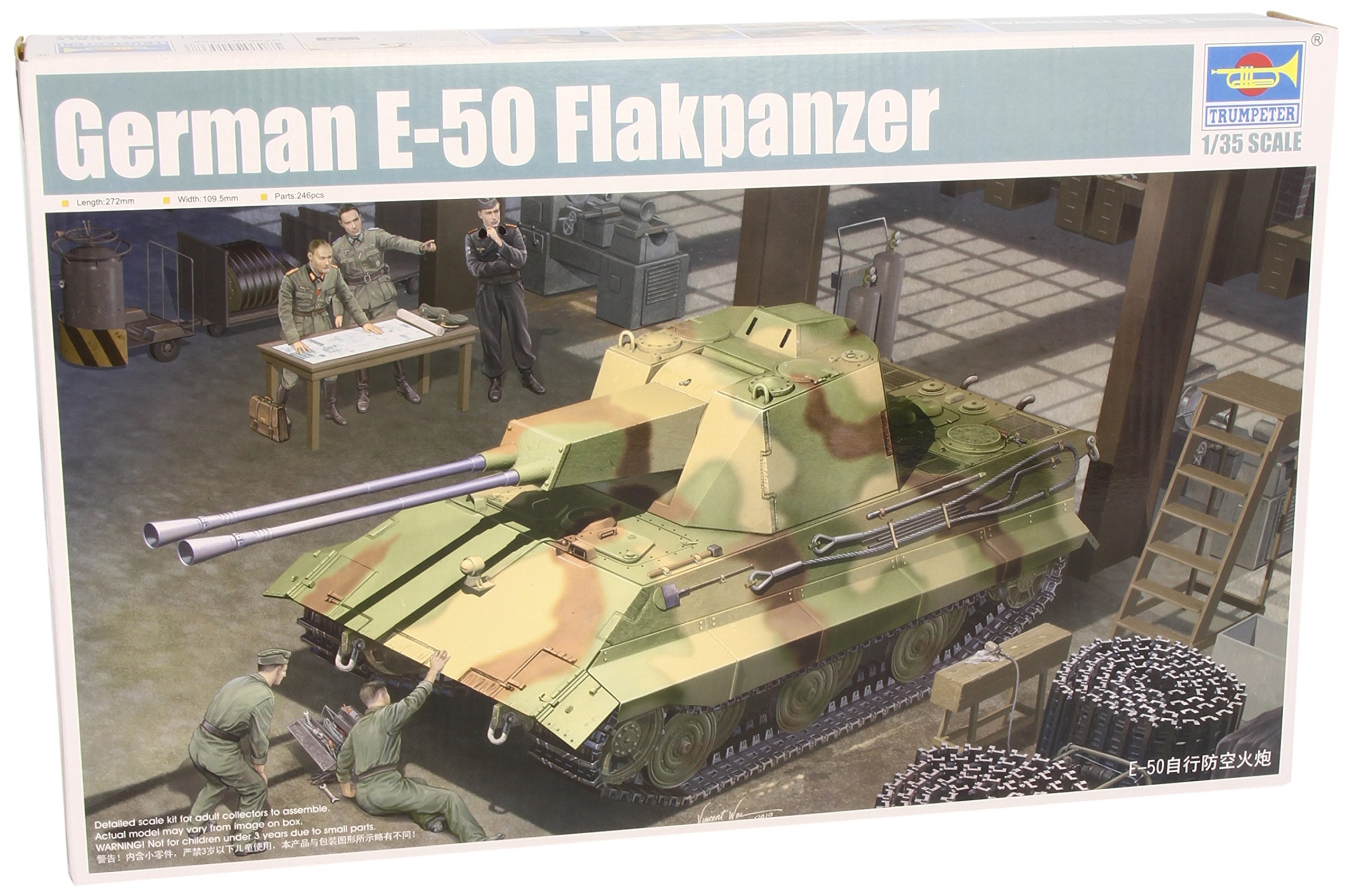 Trumpeter 1: 35 - German E-50 Flakpanzer