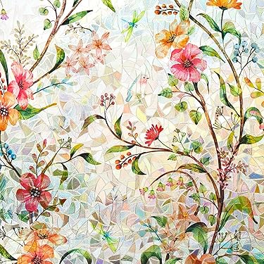 Decoración Cristales Dragón Libros Calcomanías Falsas De Otoño Para Ventana, Calcomanías De Par | Meses Sin Interés Decoración Ventana Temática Otoñal