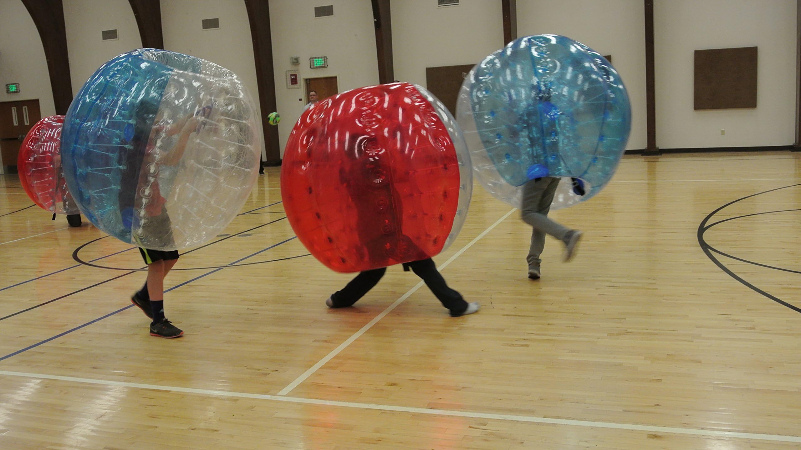 1.5m Body Zorb Inflatable Human Ball Soccer Bubble Red/Blue PVC USA
