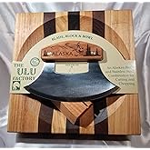 Alaska Ulu Bowl Set Birch Handle Flying Eagle