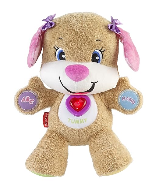 FisherPrice Puppy/Dog First Discoveries, 26 cm Girl puppy toy 32.3 x 27.7 x 15.0 Amazon.co