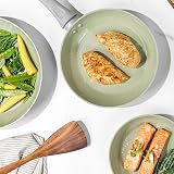 Salter Earth 20cm Frying Pan Ceramic Non-Stick Induction Green view 4