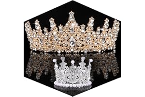 DIYJIBB Crowns for Women - Tiaras for Women Crystal Queen Crown for Birthday Costume Party Celebration