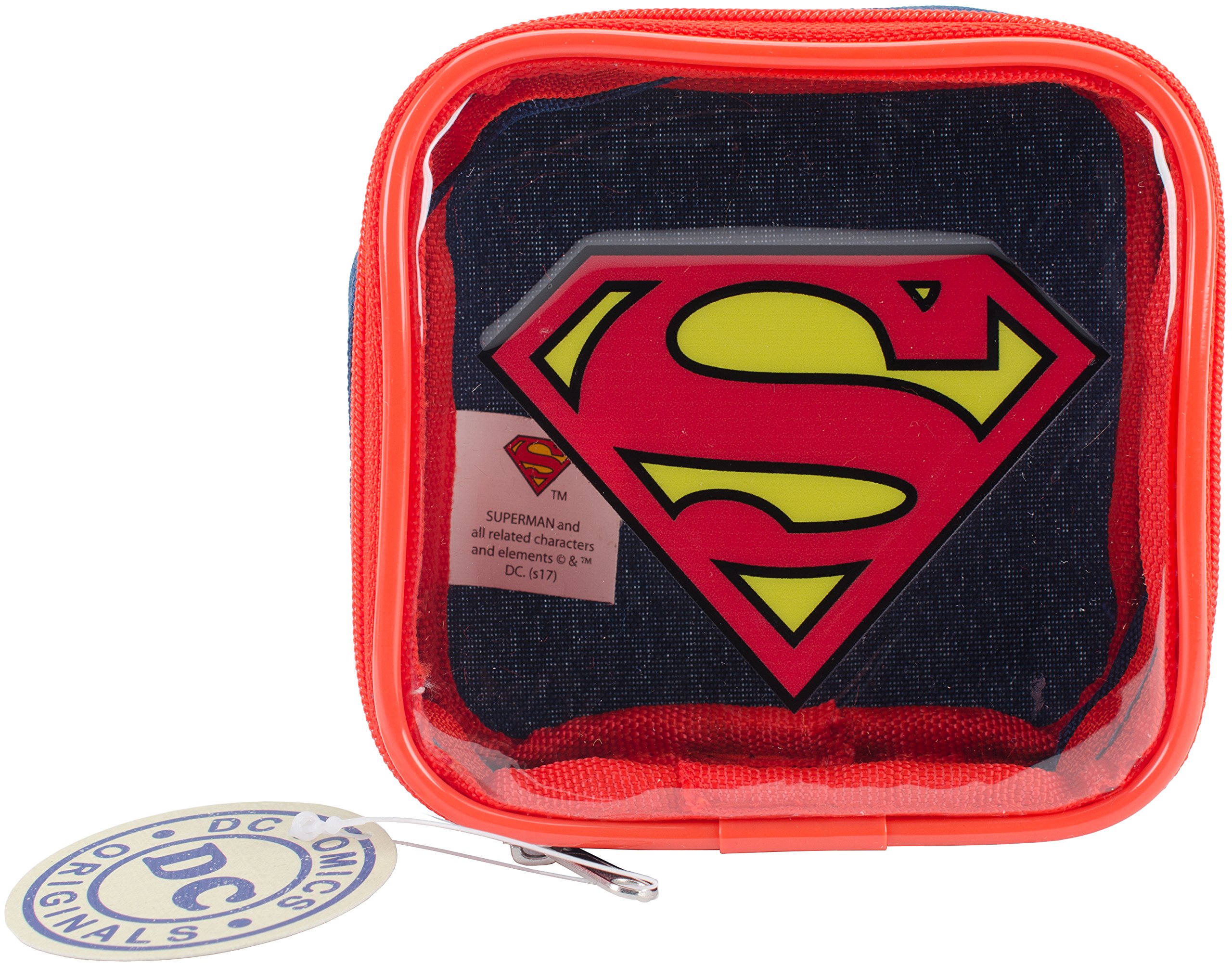 Everything Mary DC Comics Square Zipper Pouch, Multi-Colour, 12.7 x 12.7 x 5.08 cm