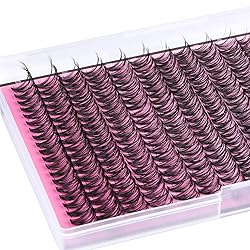 FANXITON Lash Clusters 280 Pcs Wispy Lash Clusters
