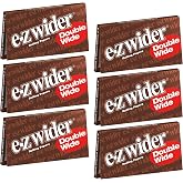 E-Z Wider - Double Wide Rolling Papers - 6 Booklets with 24 Sheets per Booklet