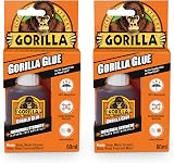 Gorilla Glue 60ml 2 Pack All Purpose Adhesive Bond Stone Metal Wood