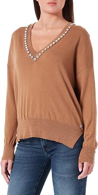 Dk1460 Maglione, 989 Marrone, S Donna