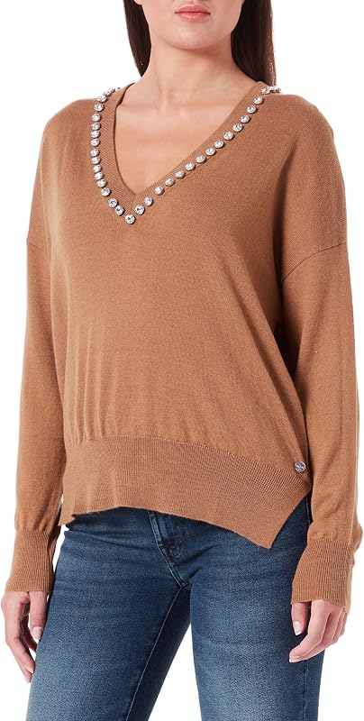 Dk1460 Maglione, 989 Marrone, S Donna