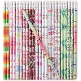 Mr. Pen- Floral Pencil, 24 Pcs, Assorted Designs, Bible Pencils