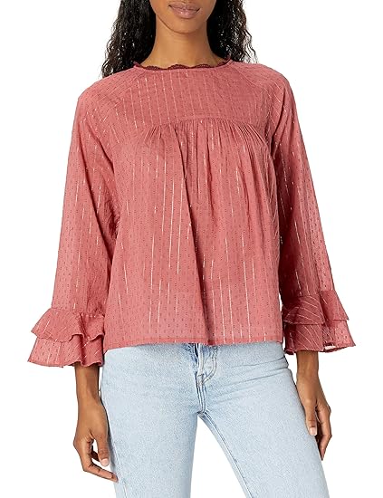 lucky brand bell sleeve top