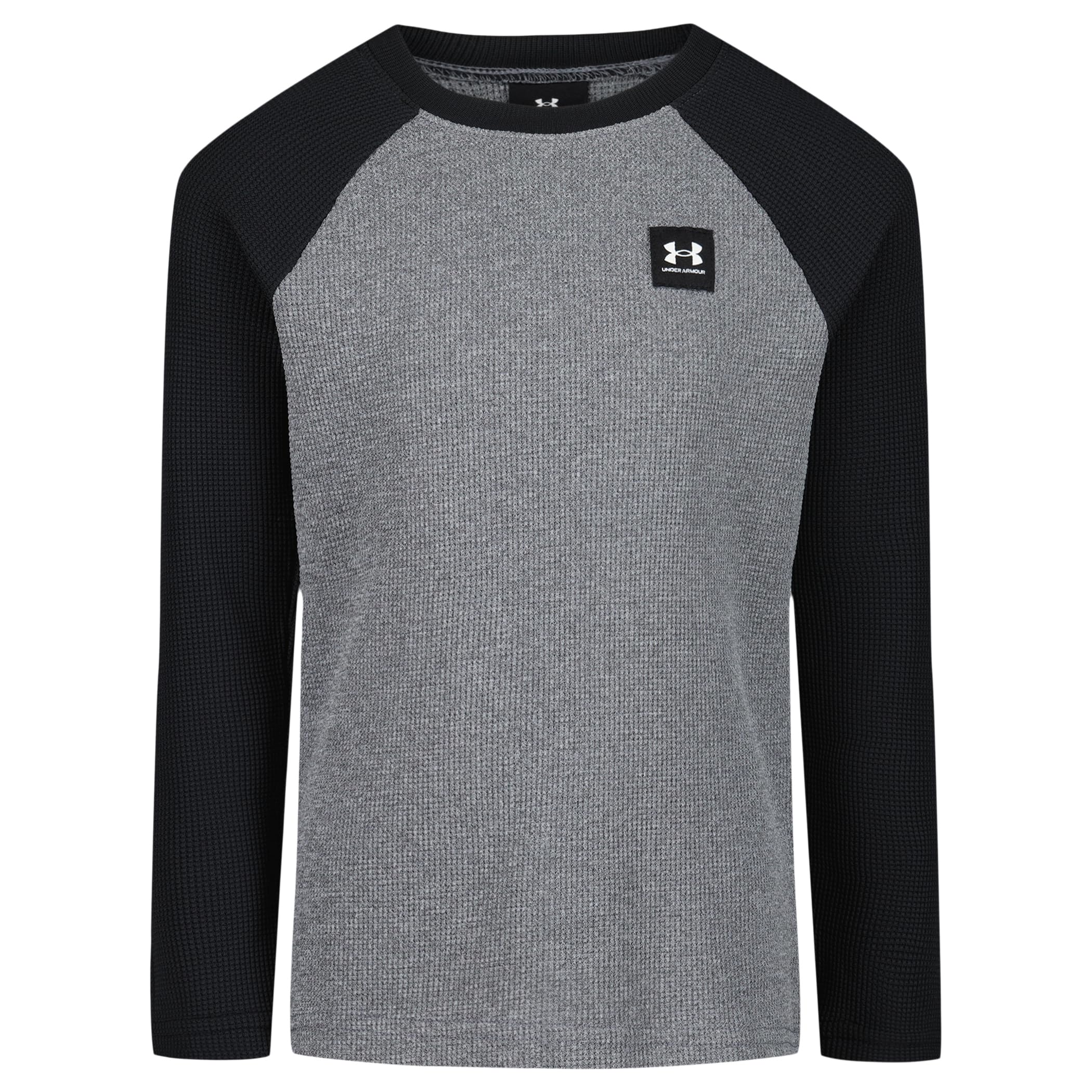 UA Thermal Raglan, Light Mod Gray Thermal, YS Image