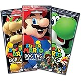 Super Mario Deluxe Dog Tag Blister Yoshi Cards