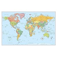 Rand McNally Signature World Wall Map - Paper Rolled: Rand McNally