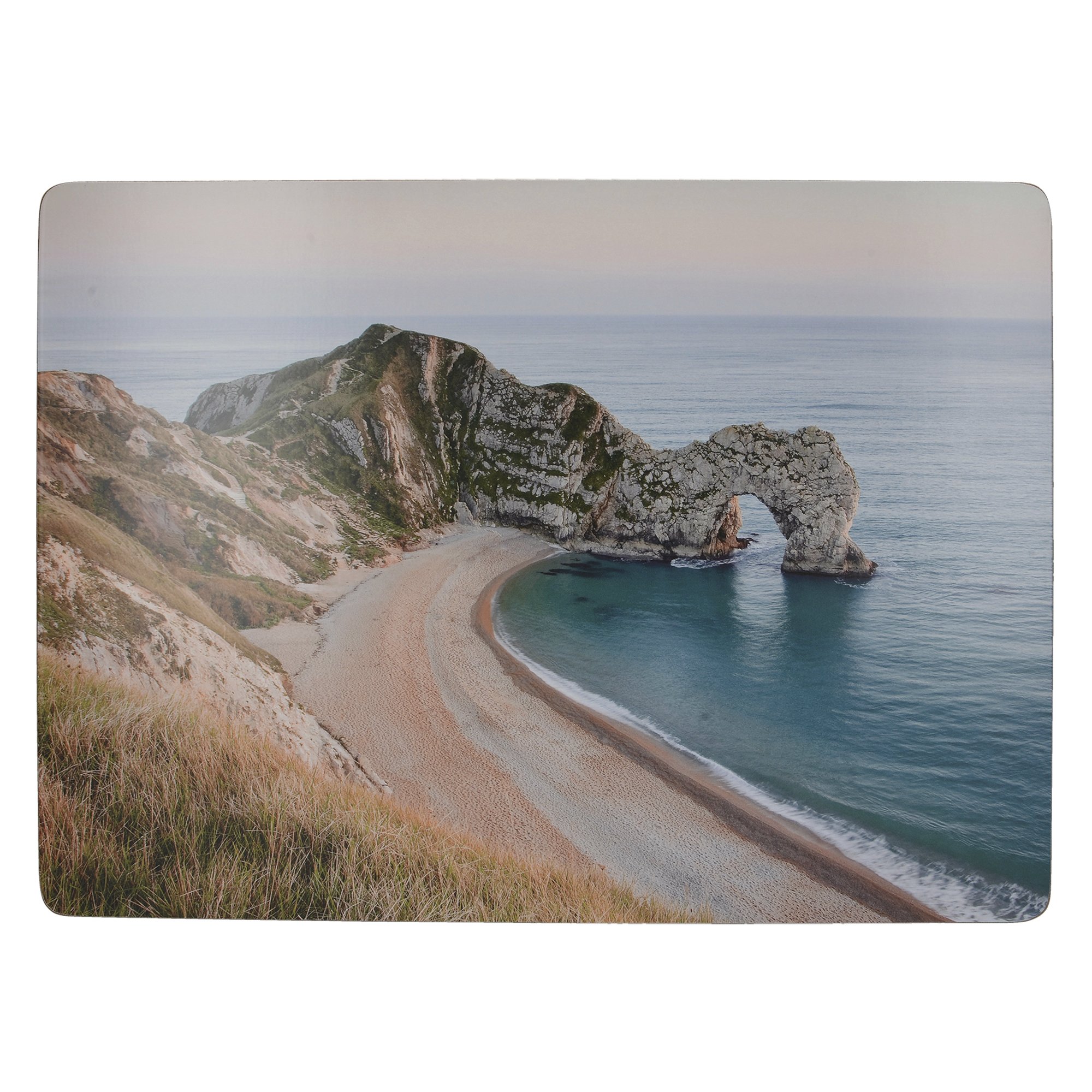 Creative Tops 'Durdle Door' Premium Large Cork-Backed Placemats, 40 x 29 cm - Multi-Colour (Set of 4)