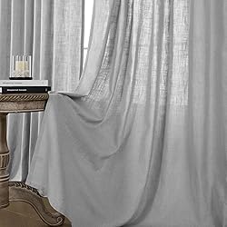 Joydeco Linen Curtains for Living Room,Light