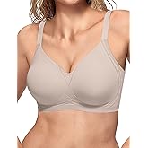 Vertvie Womens Seamless Bras Wireless No Underwire Push Up Bra Full Coverage Racerback Supportive Everyday Bralettes