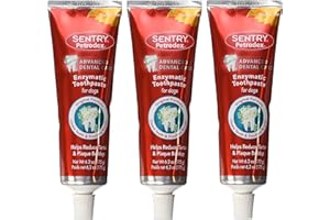 Petrodex 3 Pack of Enzymatic Toothpaste for Dogs, 6.2 Ounces each, Poultry Flavor