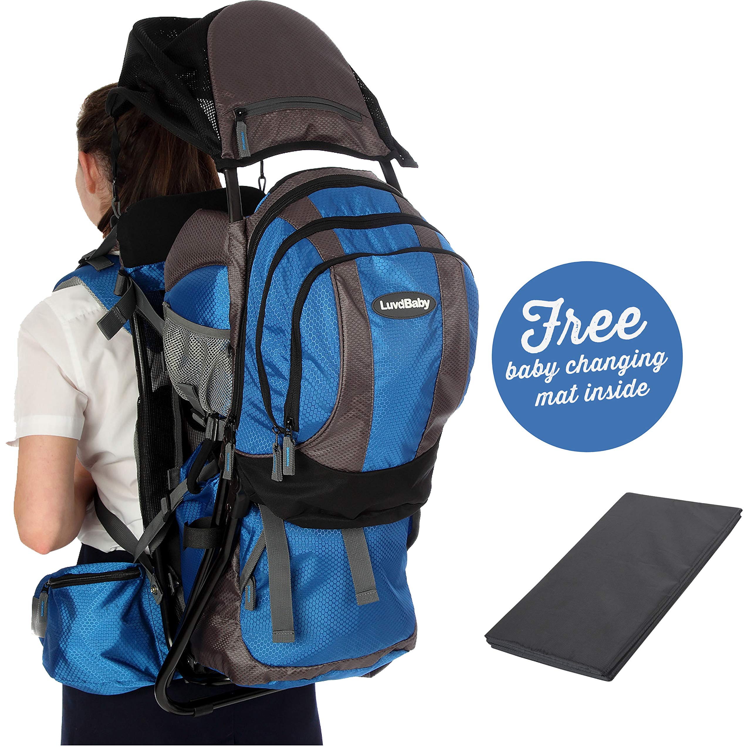 Luvdbaby Premium Baby Backpack Carrier with Removable Backpack 2 in 1