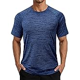 MAGCOMSEN Men's Short Sleeve Moisture Wicking Shirts Athletic Running Workout T-Shirts Performance Breathable Tshirt