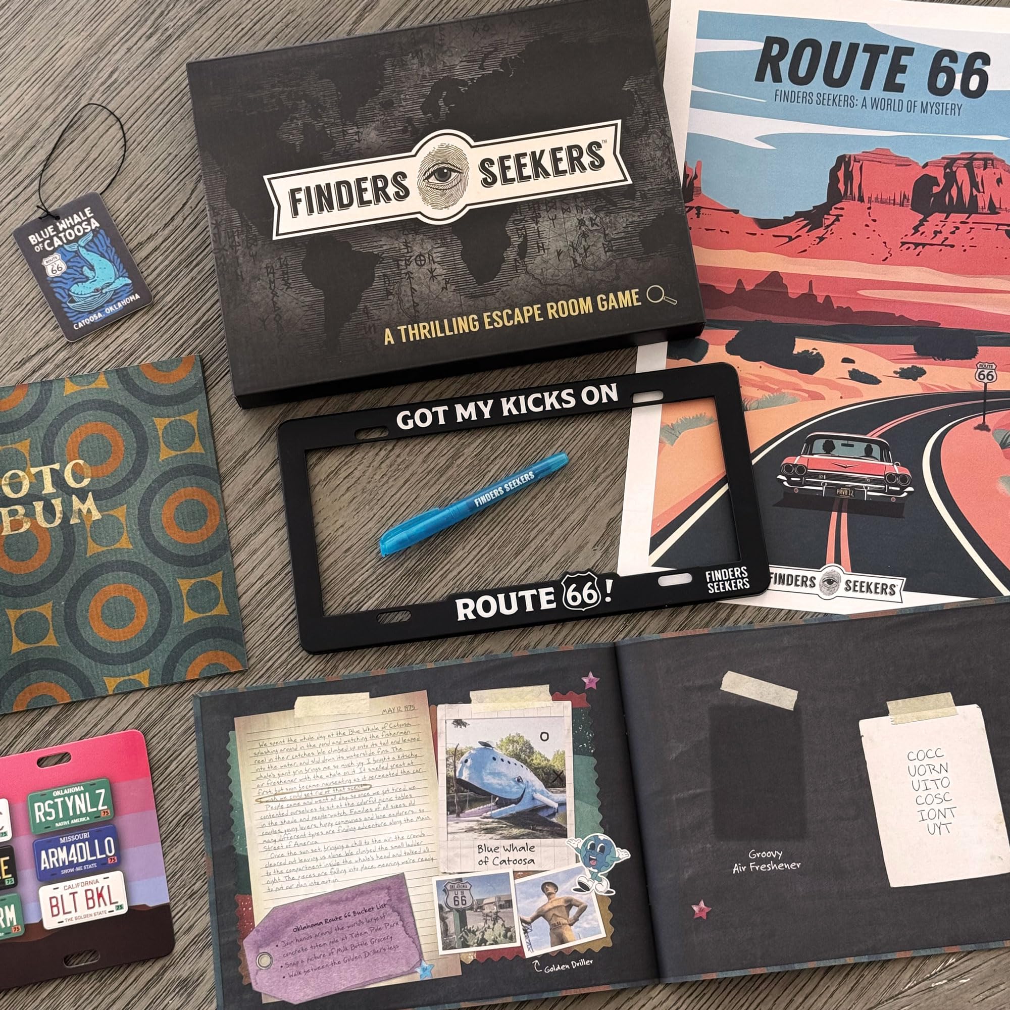 Finders Seekers Mystery Game | Route 66 Road to Riches – Be a Detective and Investigate an Unsolved case, Puzzle Game Like an Escape Room, for Date Night, Family Night or Solo.