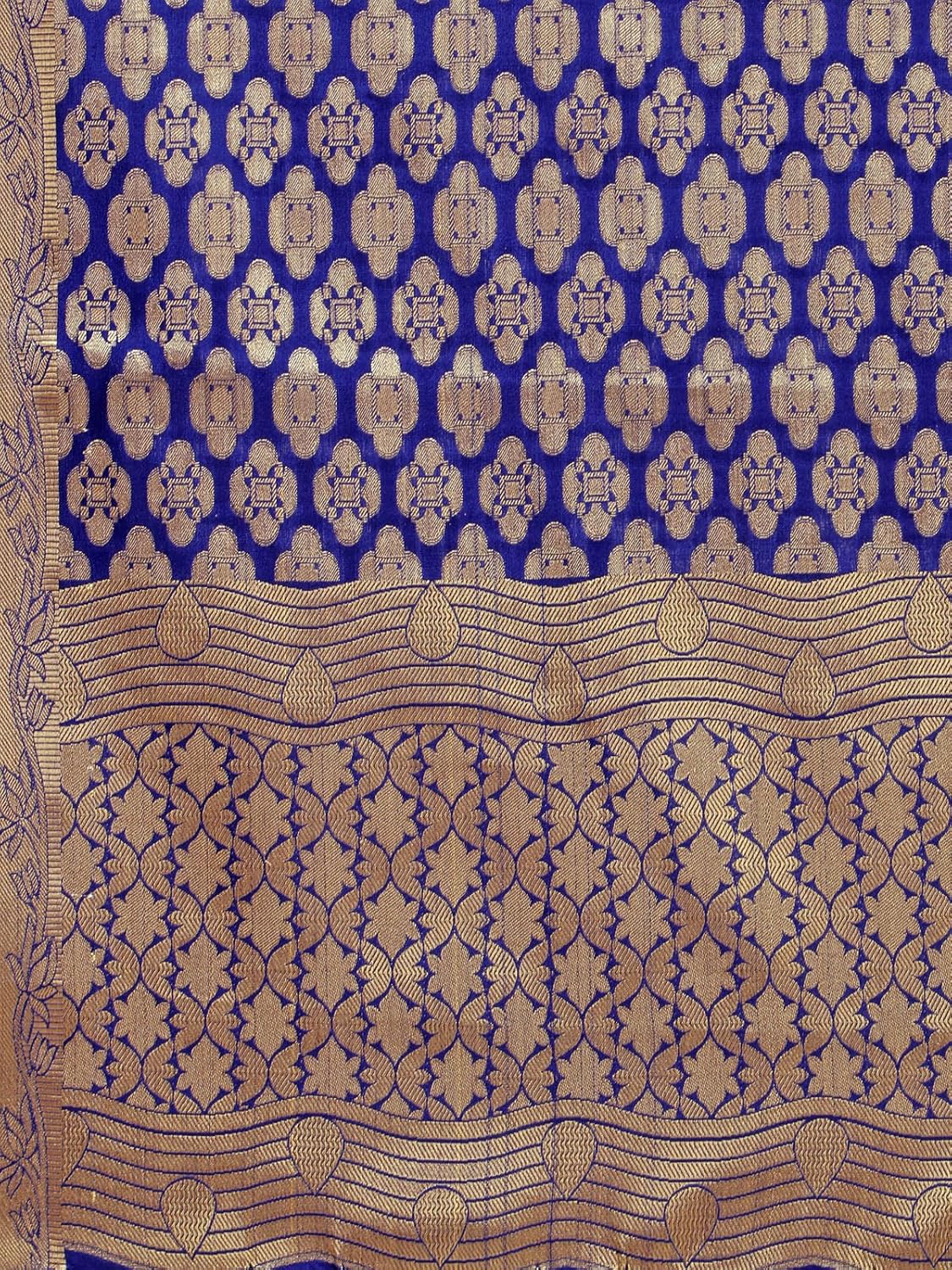 kanchnar women's poly silk woven banarasi dupatta