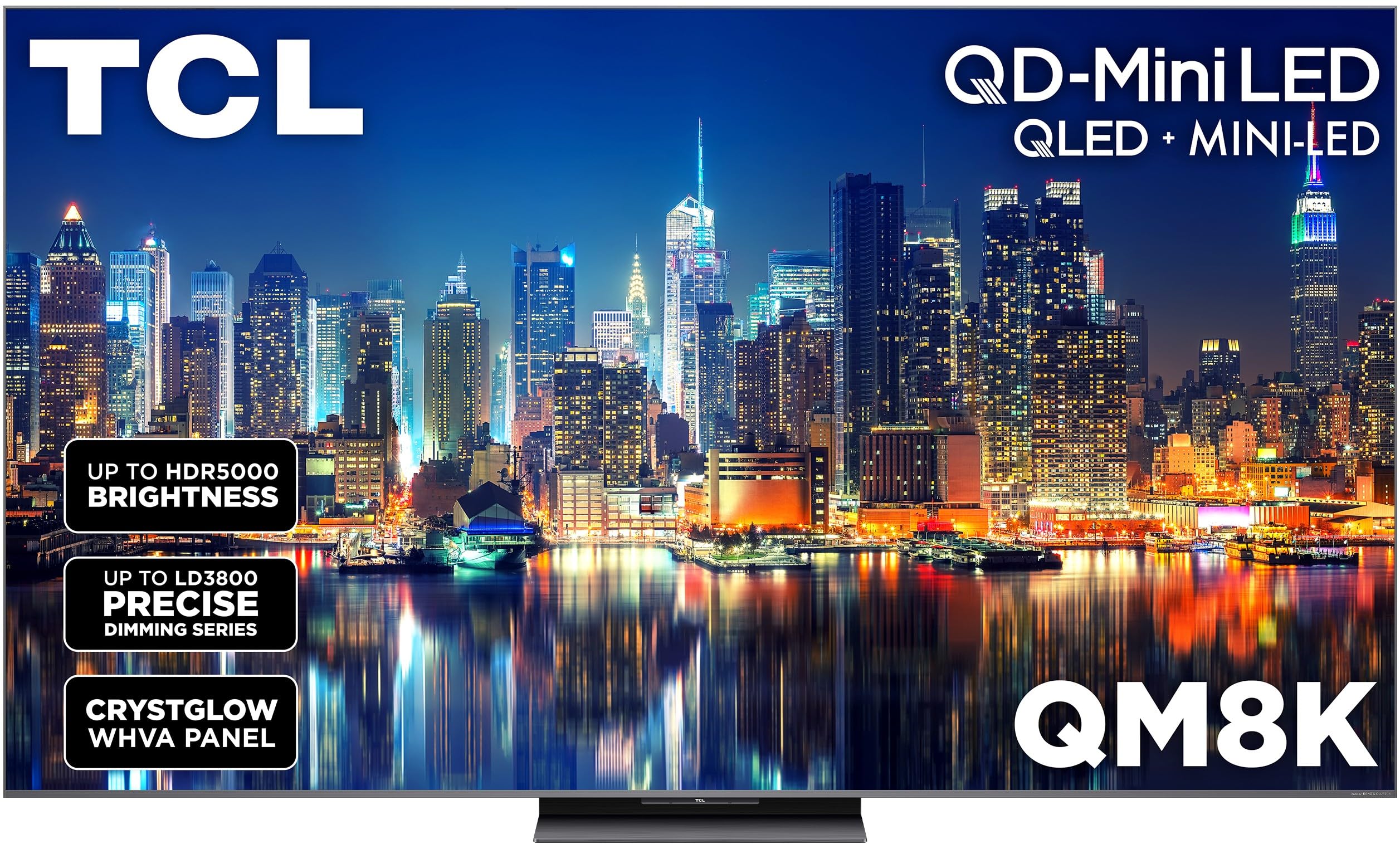 Photo 1 of **SELLING FOR PARTS**TCL 75-Inch Class QM8K Series QD-Mini LED 4K UHD Google Smart TV Next Generation Mini-LED TV - QLED, 144hz, 288hz VRR, No Bezel Design, Unrivaled Picture Quality, Ai Processing (75QM8K, 2025 Model)