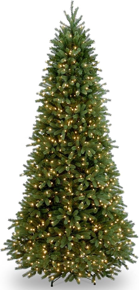 Featured image of post Slim Christmas Tree With Lights 9Ft