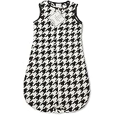 SwaddleDesigns Cozy Plush Sleeping Sack, Sleeveless Wearable Blanket with 2-Way Zipper
