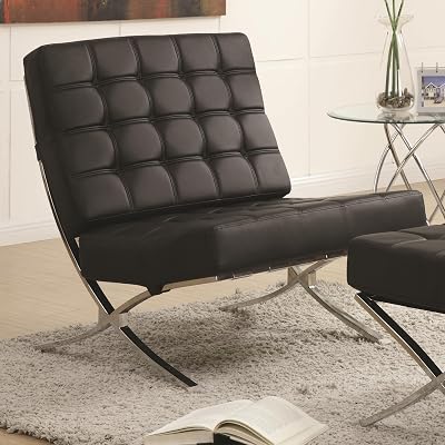 Coaster Home Furnishings Modern White Barcelona Chair