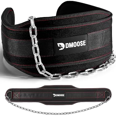 Ceinture De Musculation Lestée Avec Chaîne De Réglage – Nylon Renforcé, Pour Squats, Tractions, Dips – Soutien Lombaire, Polyvalente