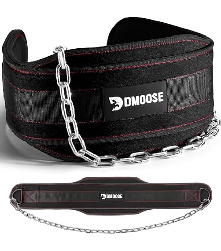 Amazon.com : Dark Iron Fitness Dip Belt – Padded Leather Weight