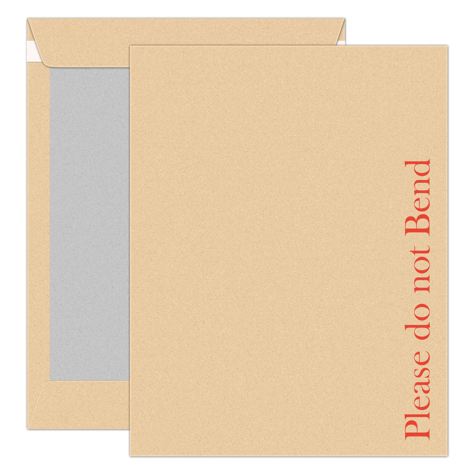 20Pcs A4 Envelopes Self-Seal iSOUL 324mm x 229mm A4 C4 Manilla Hard Board Backed Envelopes Do Not Bend Envelope