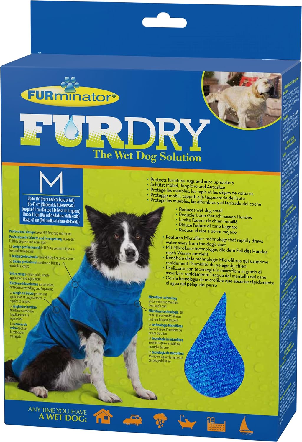 furminator fur dry large